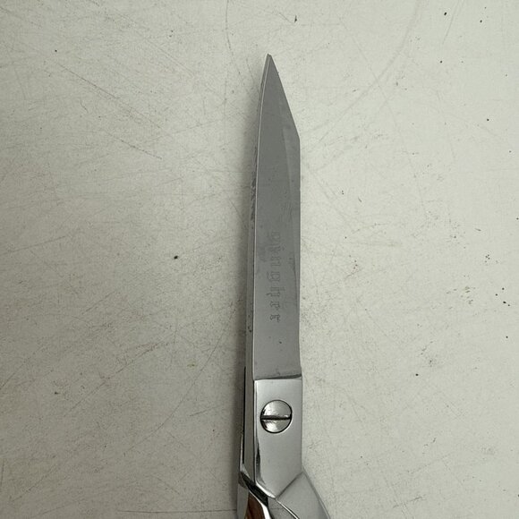 Gingher Scissors Dressmaker's Shear Chrome Right Handed 7 And 8 1/2 Inch - Picture 4 of 14